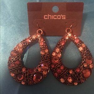 Gold Sequin Earrings. Very elegant